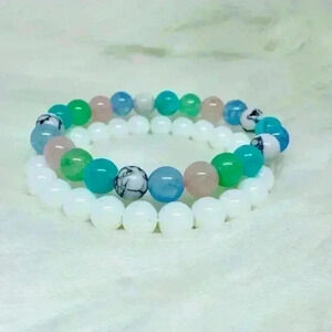 Halo beaded Duo Bracelet